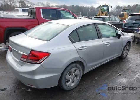 2013 Honda Civic Lx from USA, damaged, VIN 2HGFB2F5XDH542745